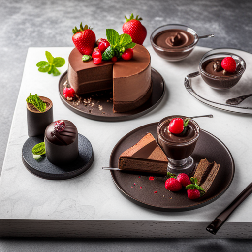 초콜릿디저트 퐁듀 무스 케이크