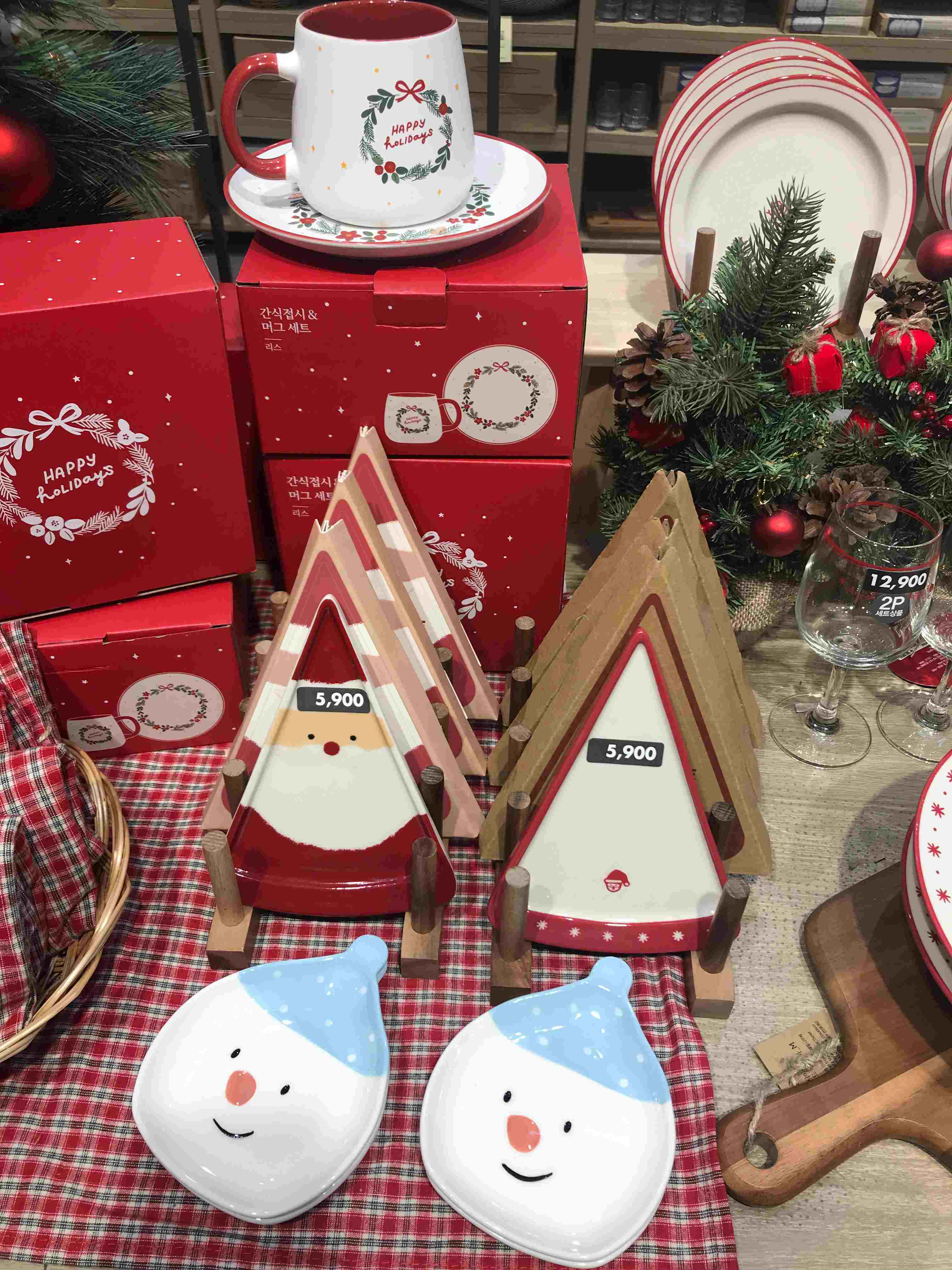 크리스마스 접시