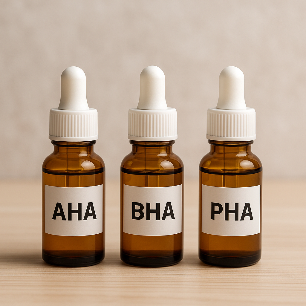 화장품 AHA, BAH, PHA 이미지