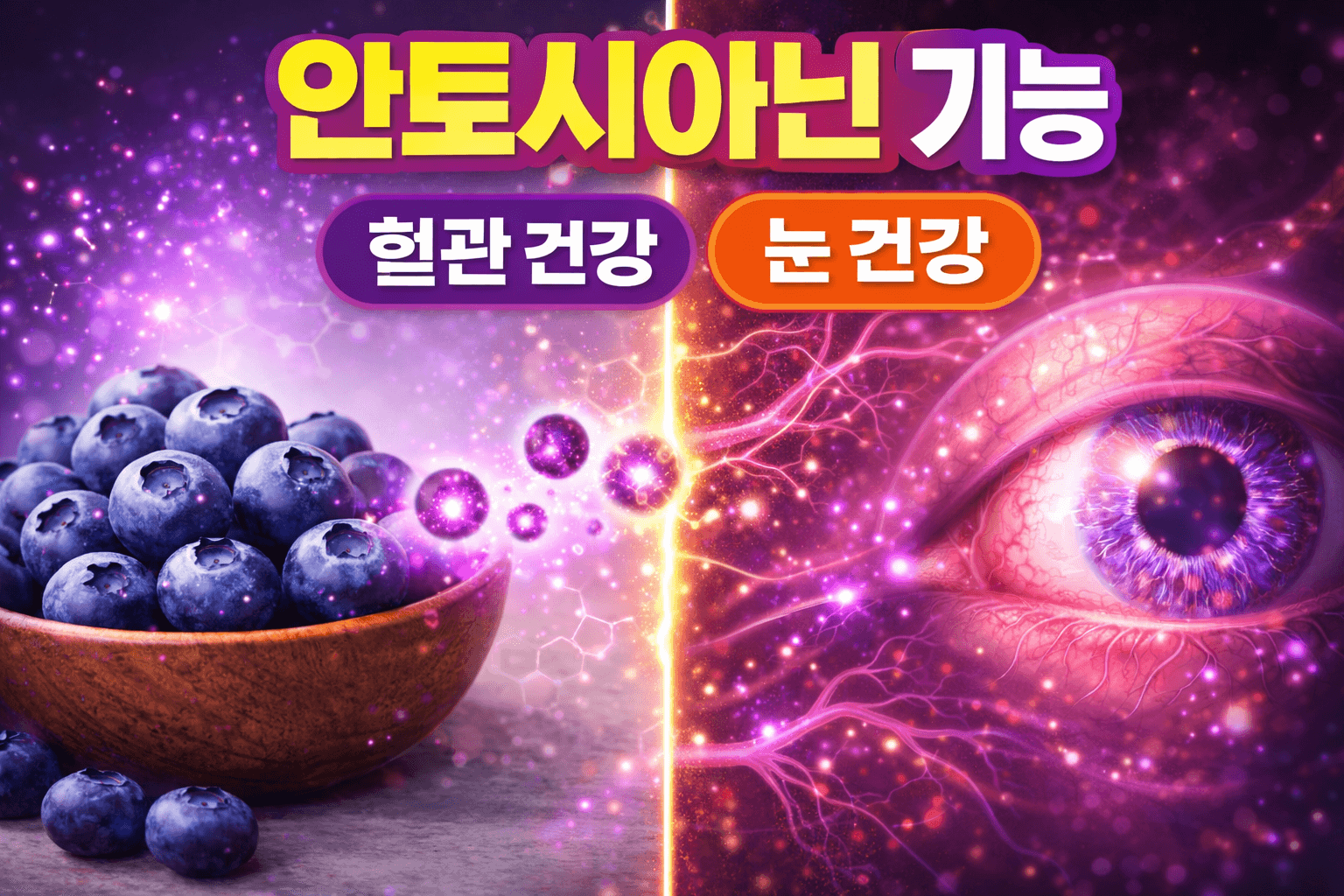 안토시아닌 특성: 색소 성분과 혈관&middot;눈 건강 효능