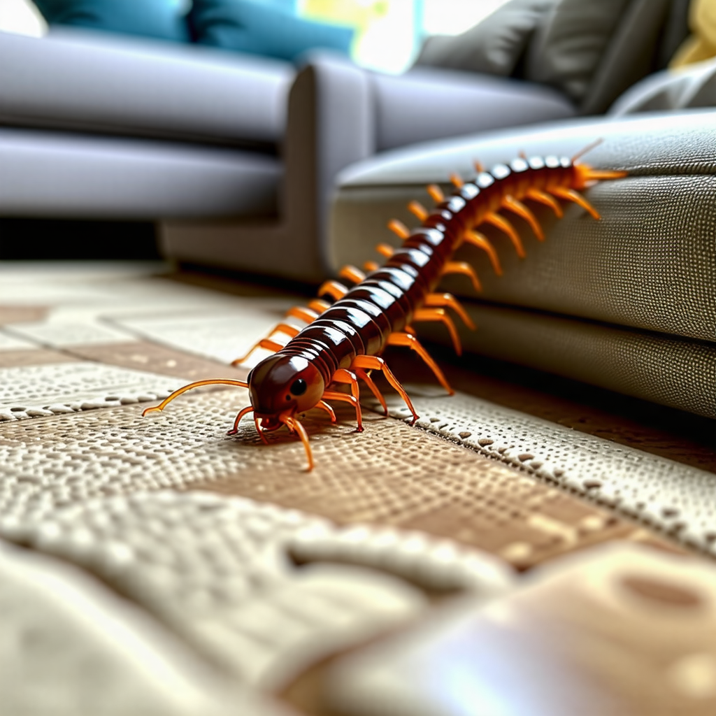 집에 들어 온 지네