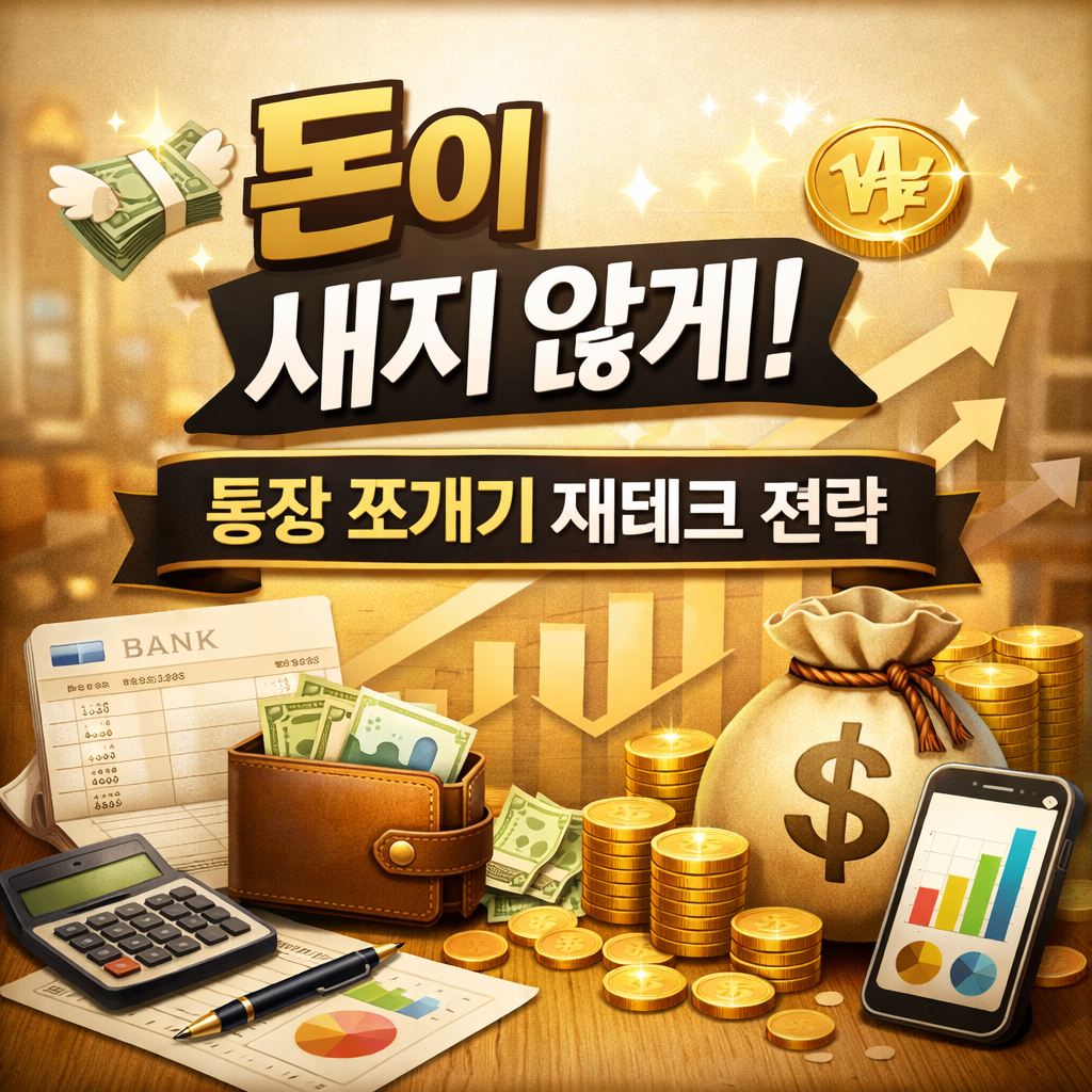 월급 관리가 어려운가요? 통장 쪼개기 재테크 전략으로 소비 통제, 저축 자동화, 자산 증식을 한 번에 해결해보세요. 초보자도 쉽게 따라할 수 있는 2025년형 돈 관리 노하우를 소개합니다.