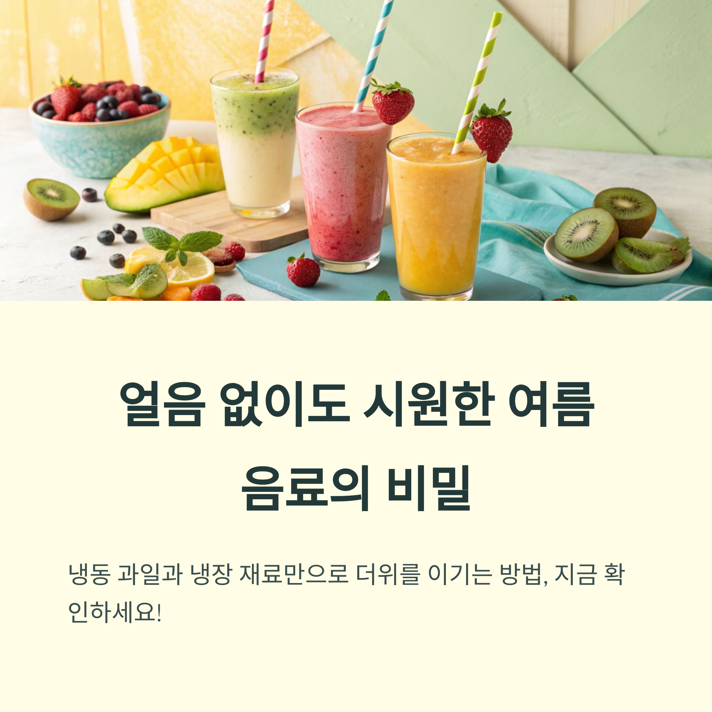 여름 음료 레시피