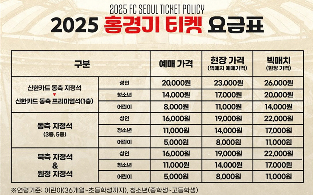 서울월드컵경기장 예매 방법