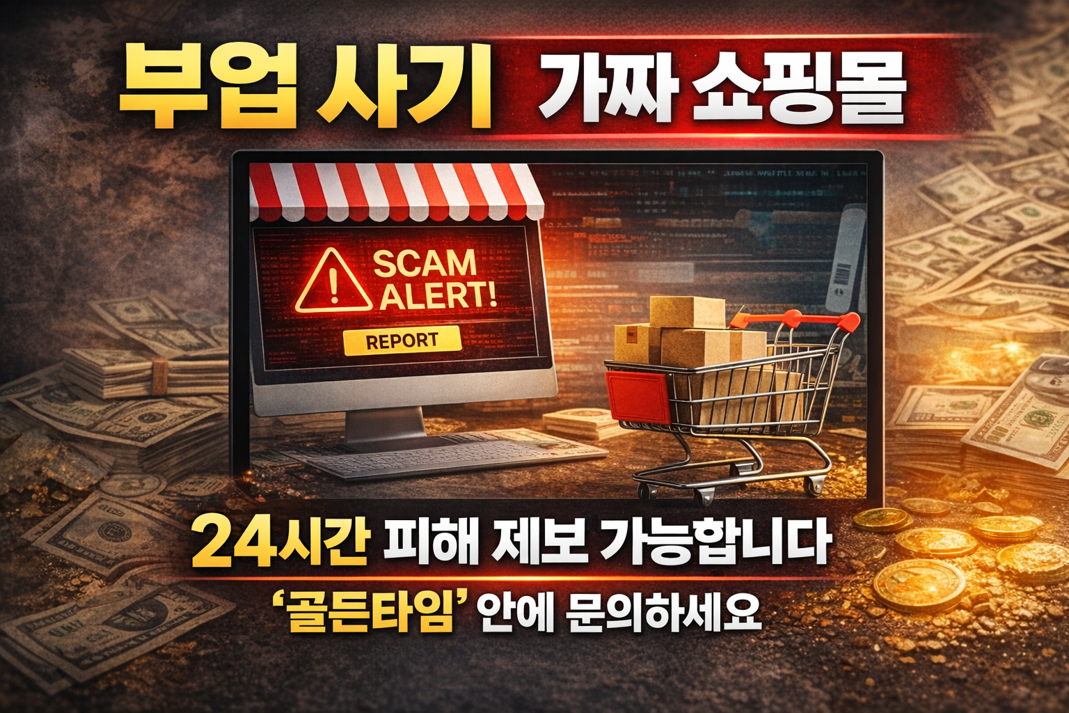 가짜 쇼핑몰 사기 사이트 예시