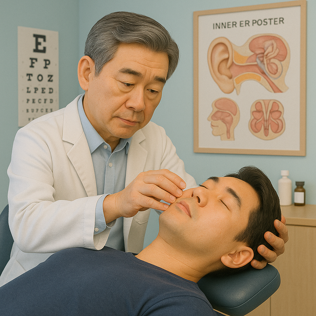 이석증 치료와 그 역사 관련 사진