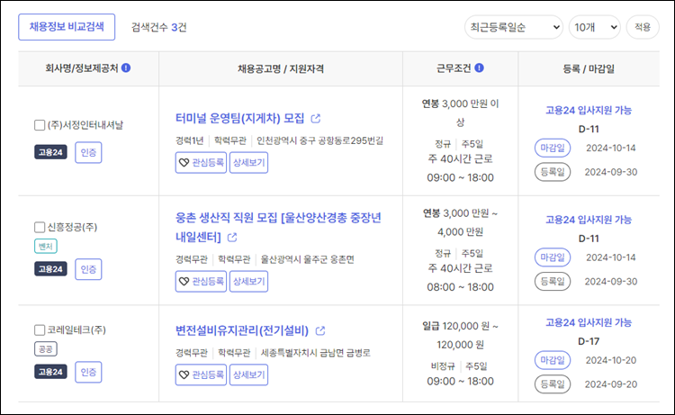 철도운송산업기사-채용정보