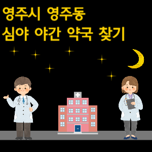 영주시 영주동 심야 야간 약국 찾기