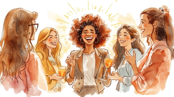 ESFP 청소년은 생기 넘치고 따뜻하며, 타인과의 교류 속에서 기쁨을 찾는 아이입니다에 관한 그림