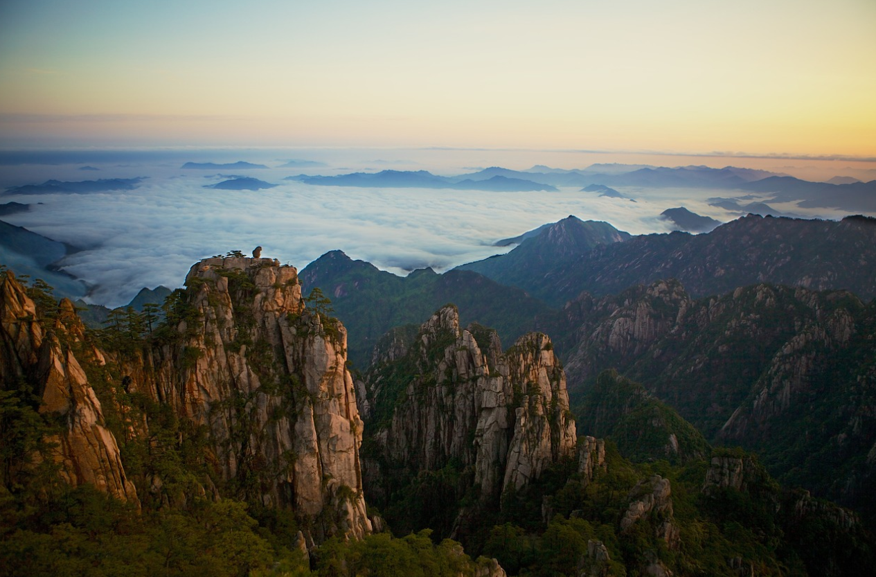 산과 구름 바다