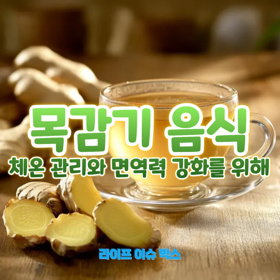 목감기 음식