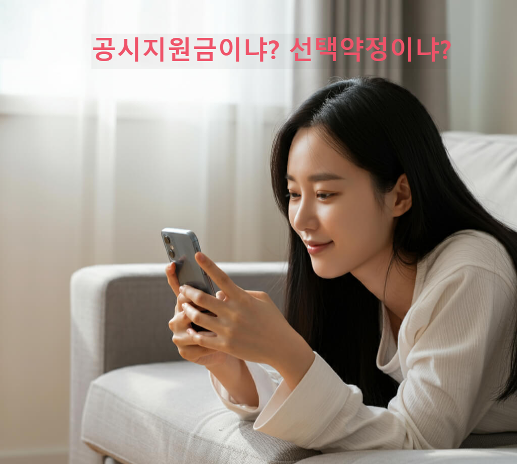 공시지원금 vs 선택약정 뭐가 더 좋을까?