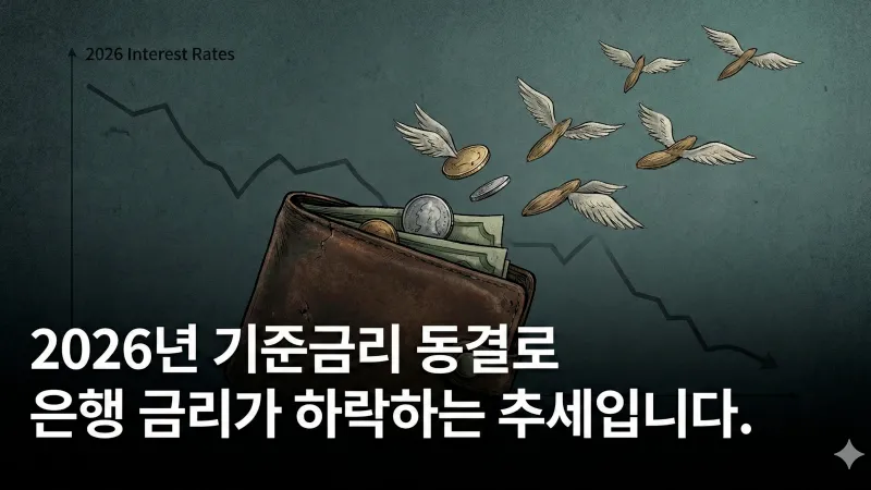 2026년 기준금리 동결로 인한 파킹통장 금리 하락 추이와 자산 손실