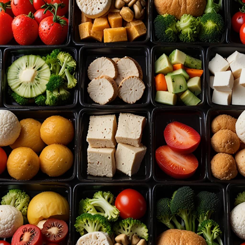 각종-채소와-과일-두부