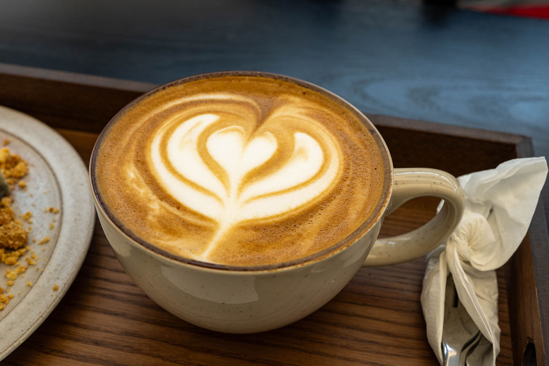 카페 무목 바닐라 라떼