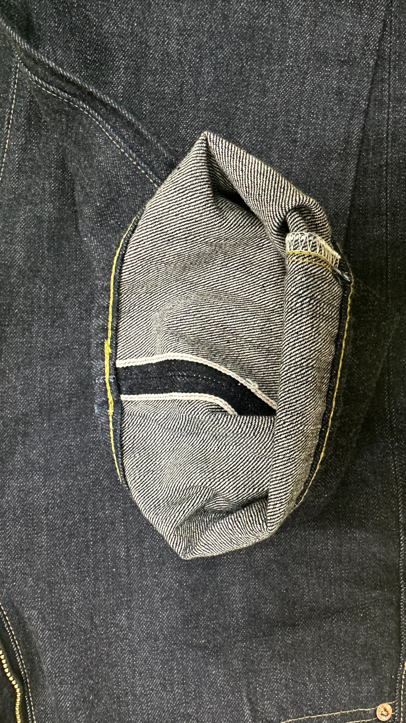 ○ 셀비지 원단 마감처리