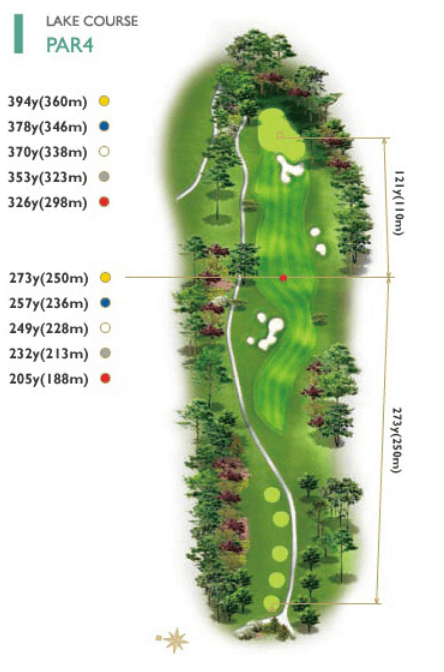 사우스스프링스 컨트리클럽 레이크코스 1