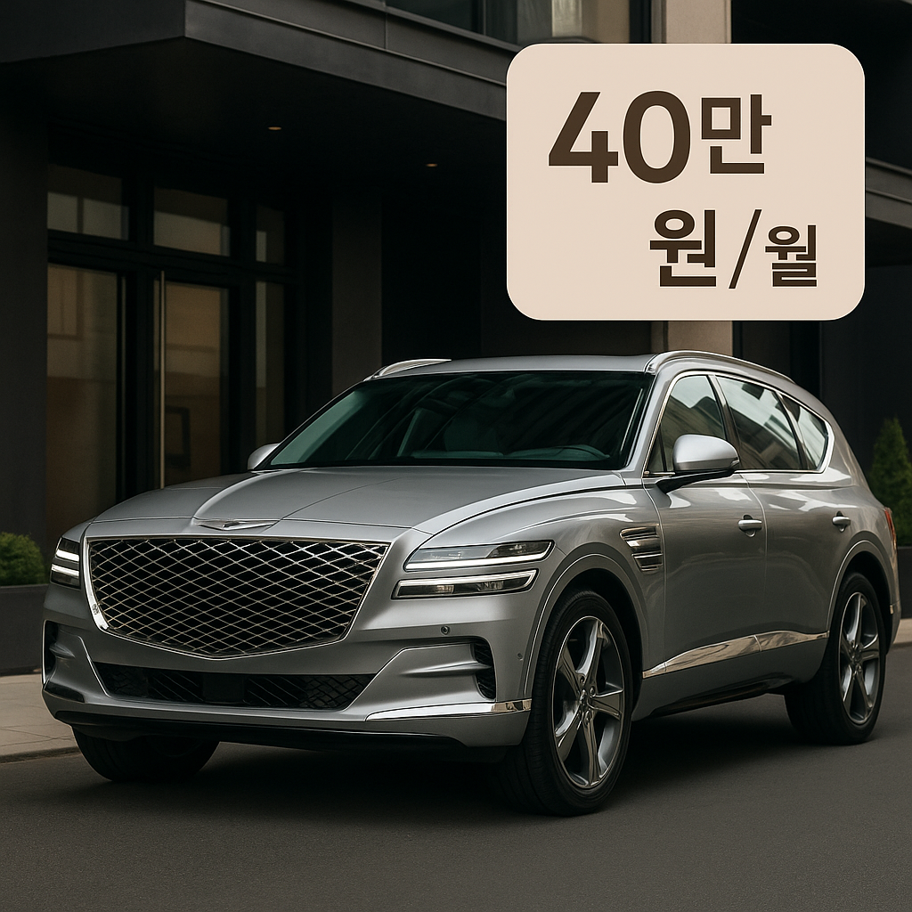 GV80 월 40만원 8040 프로모션 조건과 꼭 확인할 점