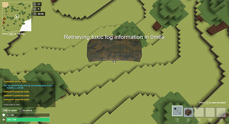 마크-총게임-낙하산-떨어지는-장면