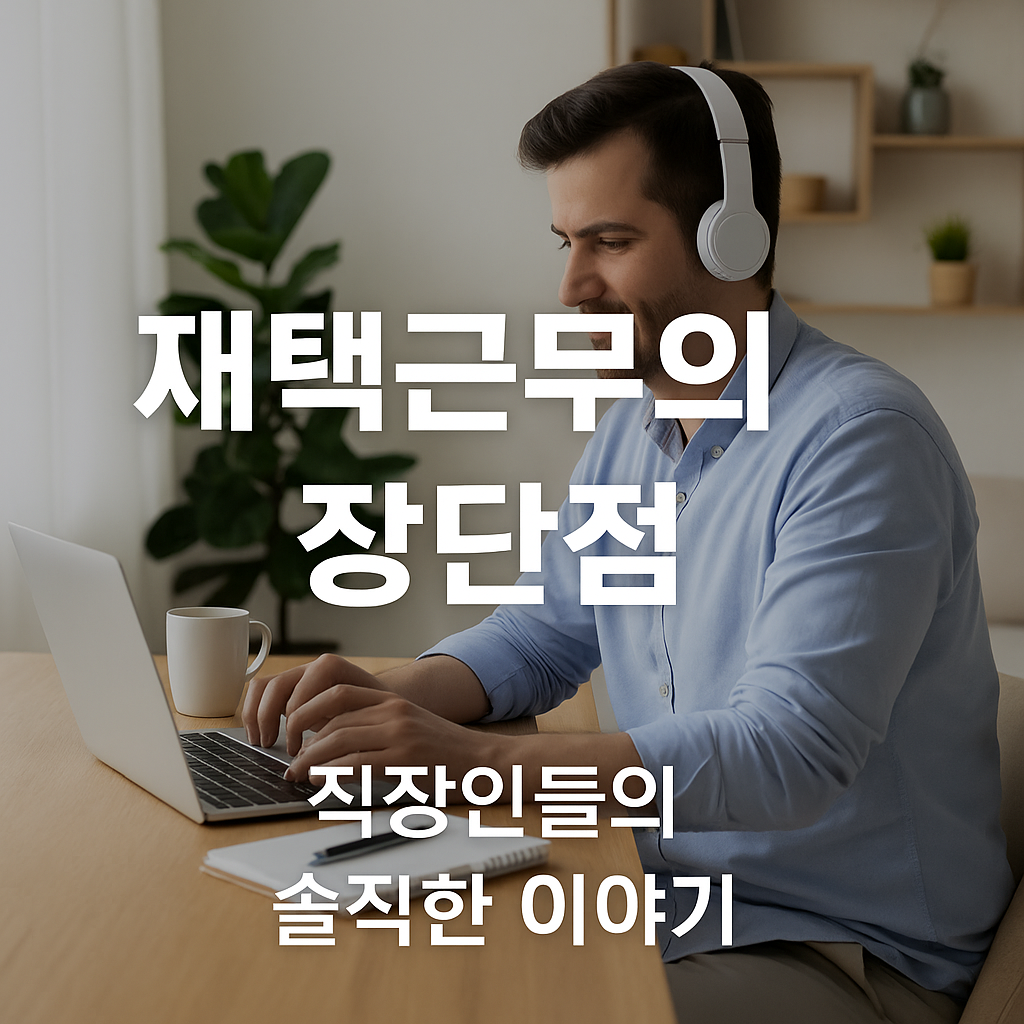 재택근무의 장단점, 직장인들의 솔직한 이야기 (재택근무, 원격근무, 직장인리얼토크)