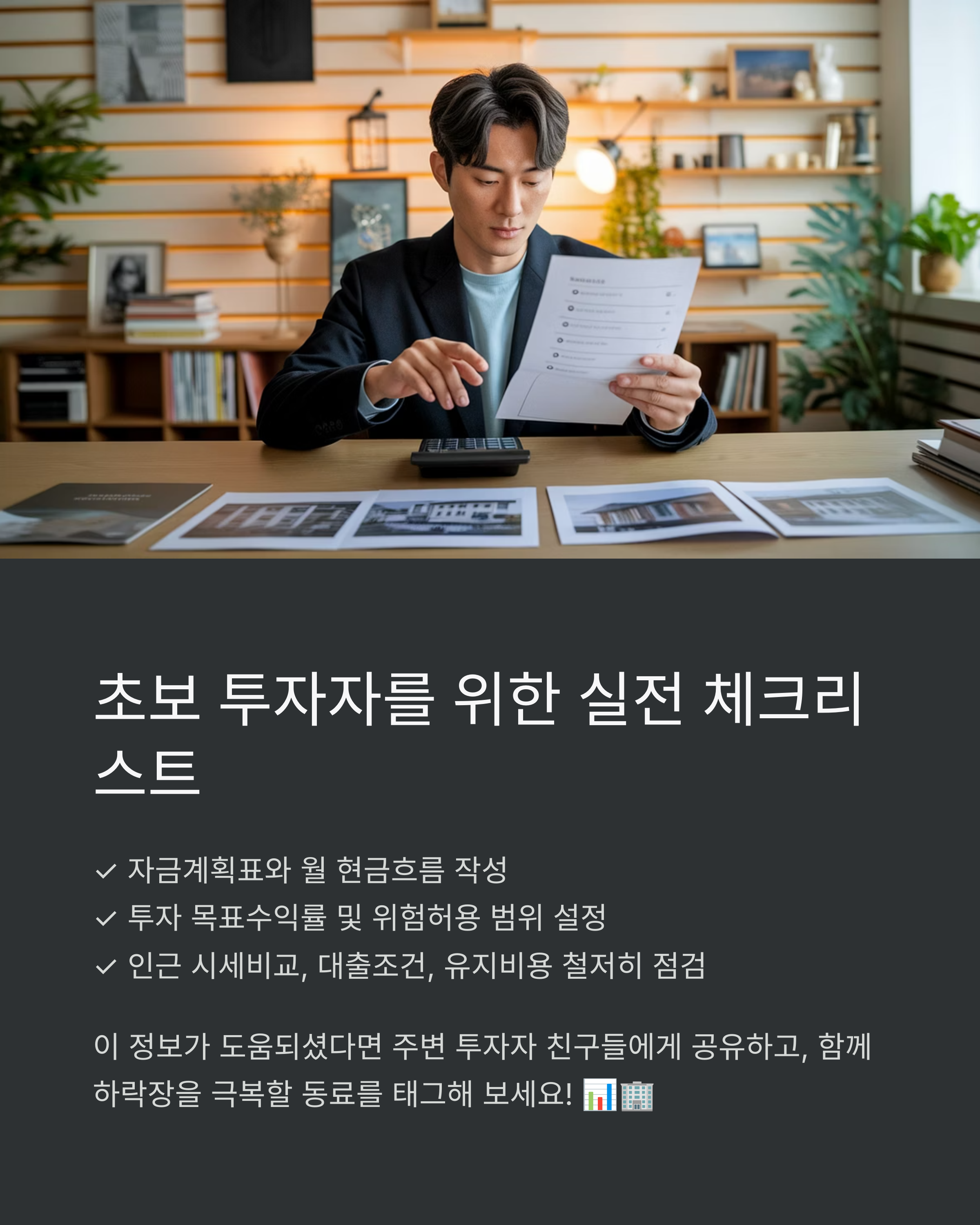 &lt;img src=&quot;초보-투자자를-위한-실전-체크리스트.jpg&quot; alt=&quot;초보 투자자를 위한 실전 체크리스트 이미지&quot; /&gt;