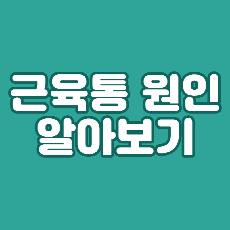 근육통 원인