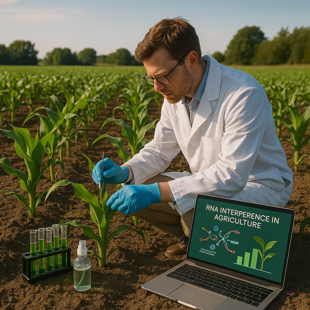 RNA 간섭 메커니즘 농업 응용