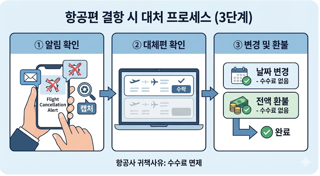 필리핀항공 결항 조회 1월 2월 비운항 날짜 환불 대처법
