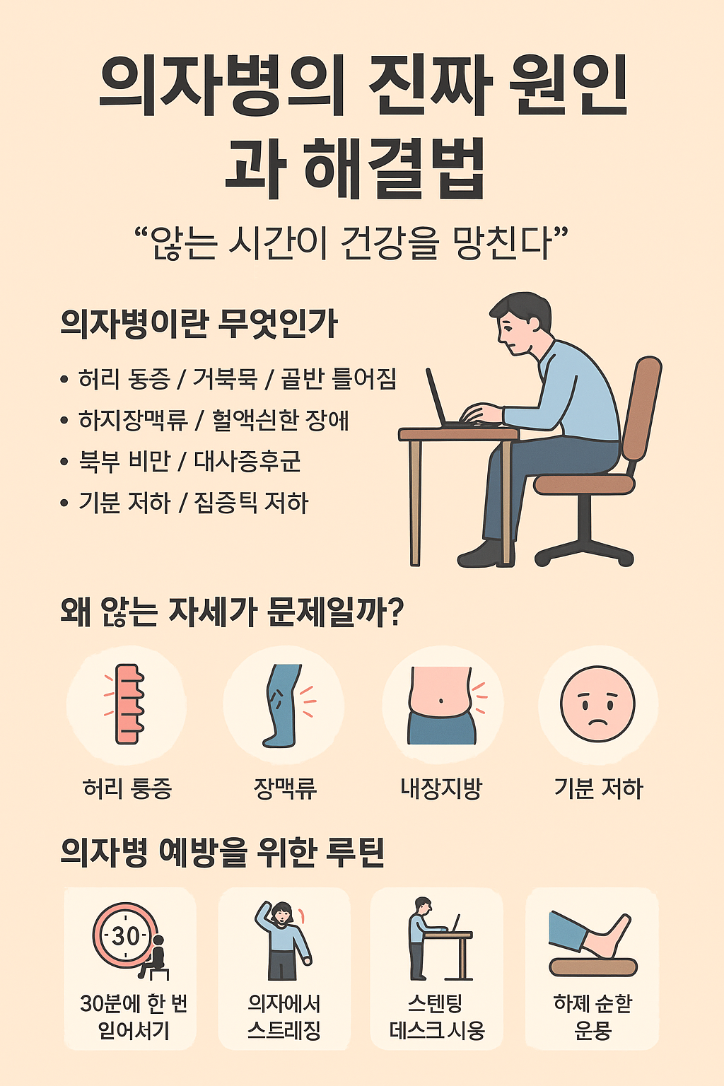 의자병의 진짜 원인과 해결법