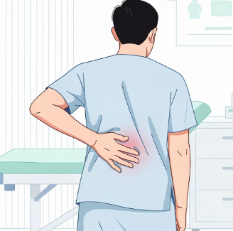 오른쪽 등 통증 의심되는 병