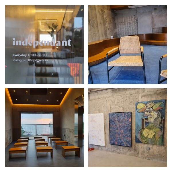 공간마다 다르게 꾸며진 카페내부