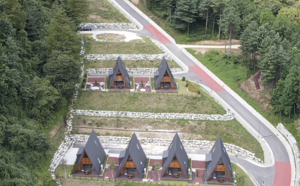 거창산림레포츠파크 숙박시설 전경