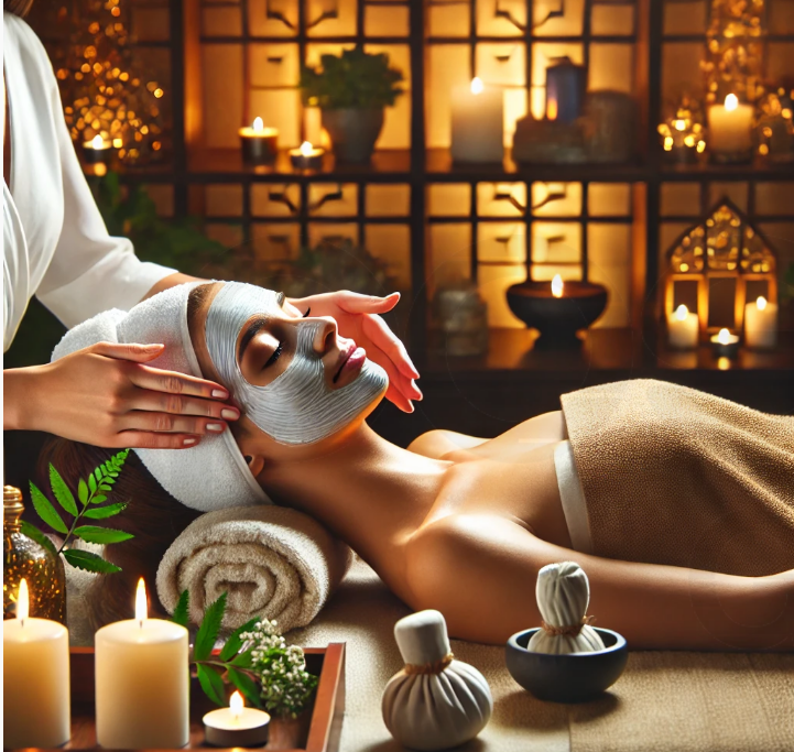 스파 받는 사진