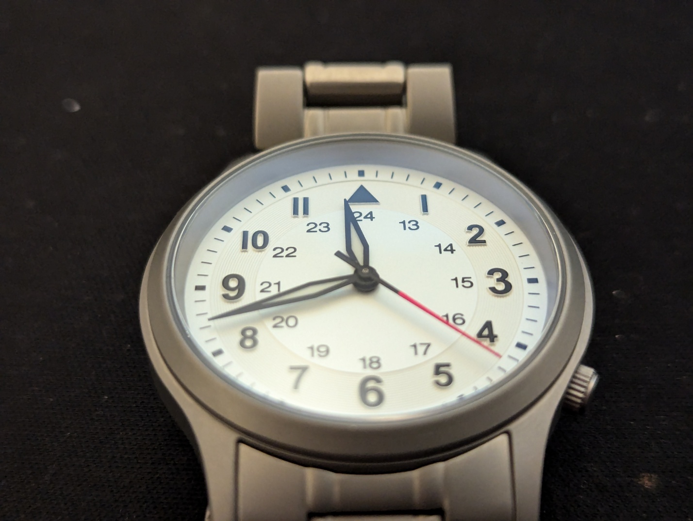 BERNY (T2596MS) 남성용 풀 티타늄 쿼츠 시계