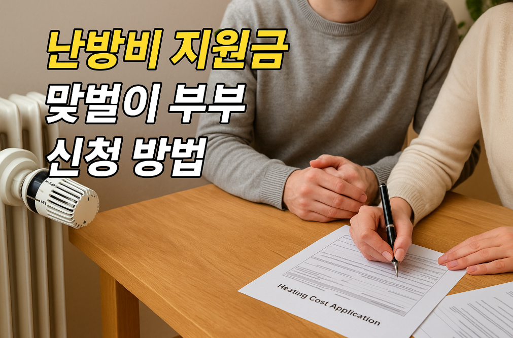 맞벌이 부부 난방비 지원금 100% 받는 법