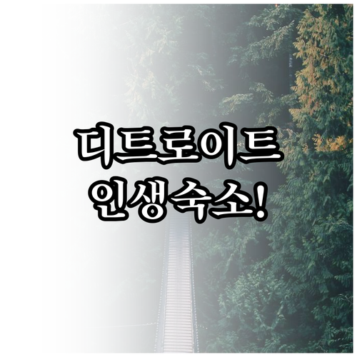 미국 디트로이트 여행 숙소 베스트 5..