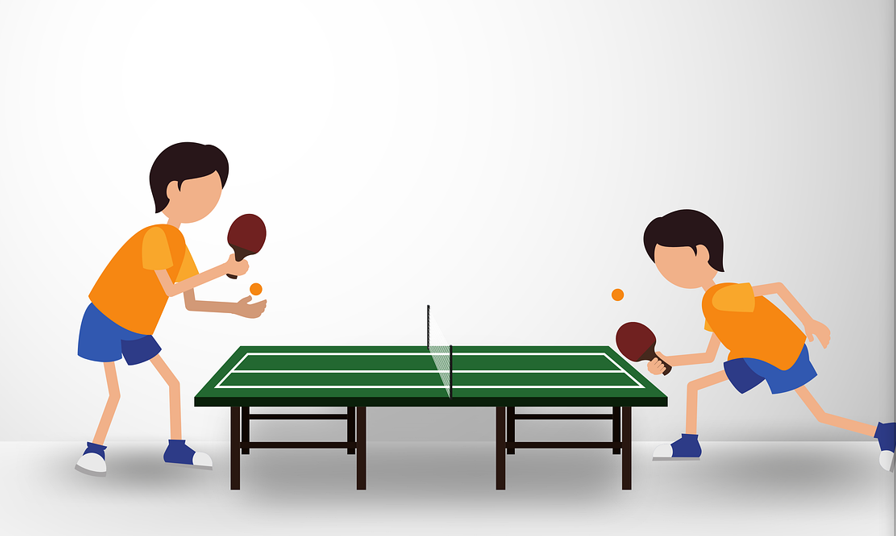 탁구 경기 이미지