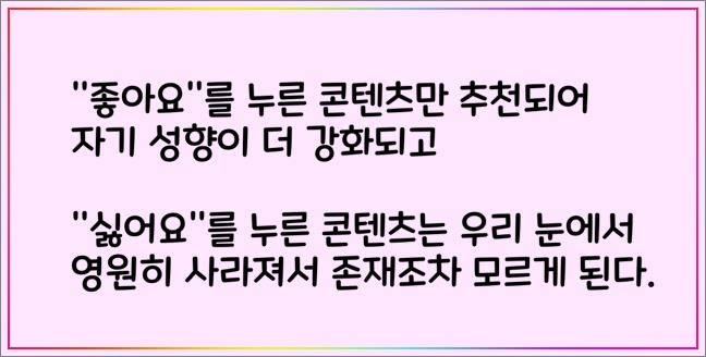 확증편향-알고리즘