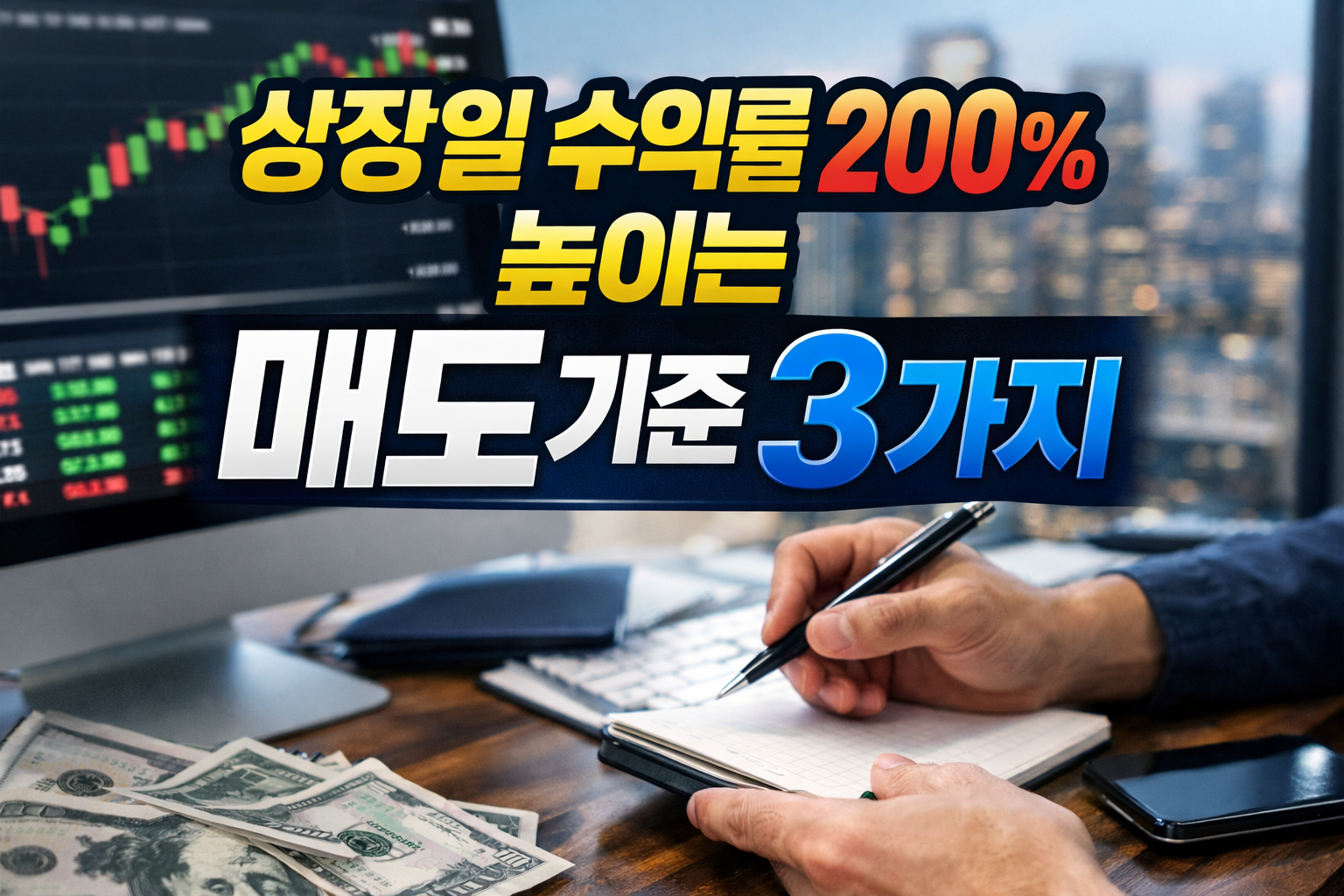 공모주 상장일 수익률 200% 높이는 매도 기준 3가지 정리 이미지