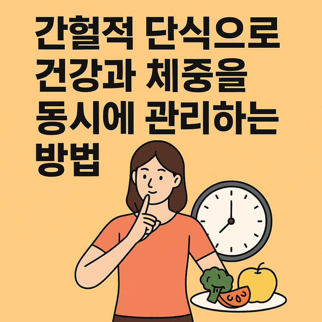 간헐적 단식으로 건강과 체중을 동시에 관리