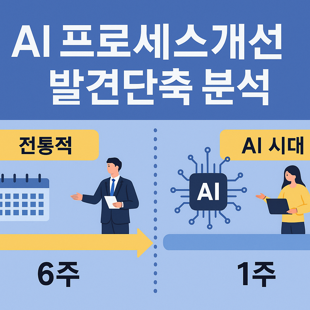 AI 프로세스개선 발견단축 관련 이미지