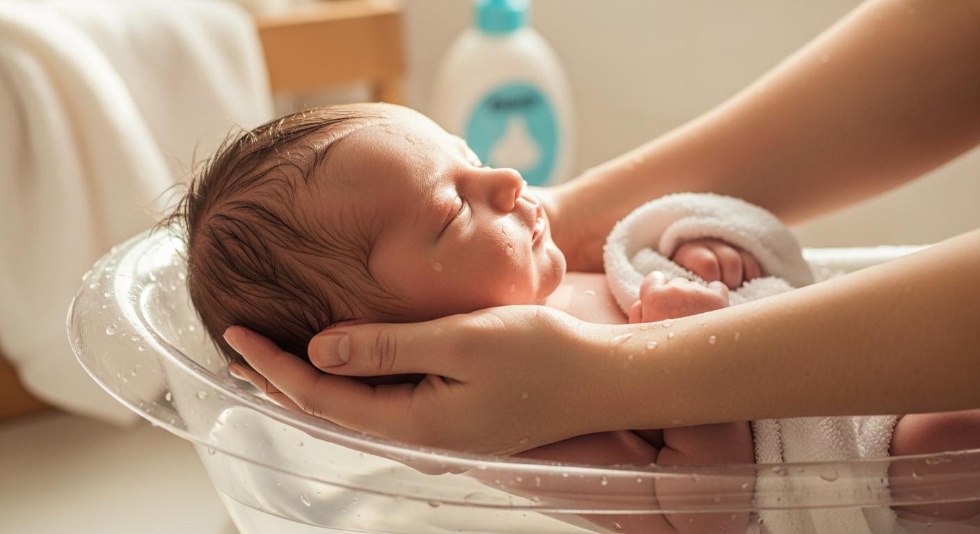 신생아 목욕시키는 방법