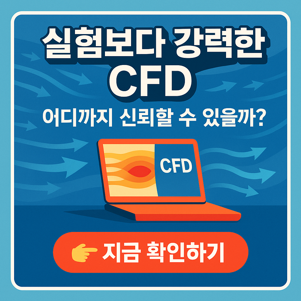 실험보다 강력한 CFD, 어디까지 신뢰할 수 있을까?