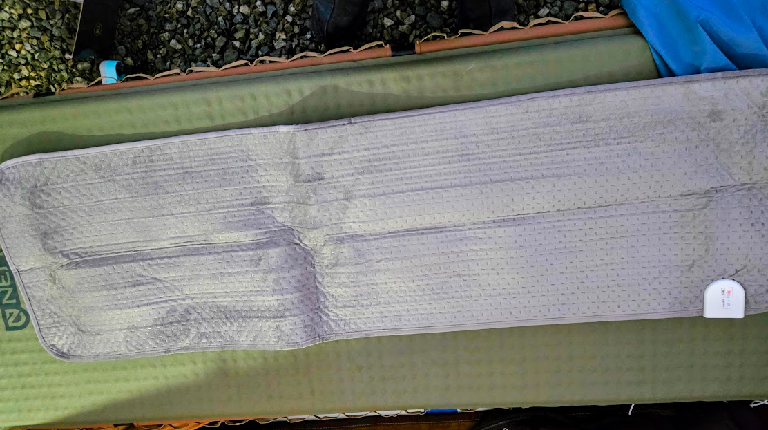 포켓베드 전기장판 퍼스트 클래스 캠핑장 사용후기 사진 4