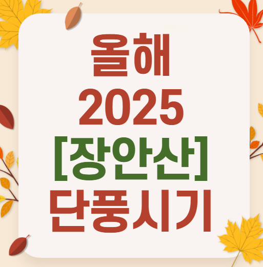 2025 장안산 단풍 시기&등산코스 안내|전북 장수 단풍 명소 Best