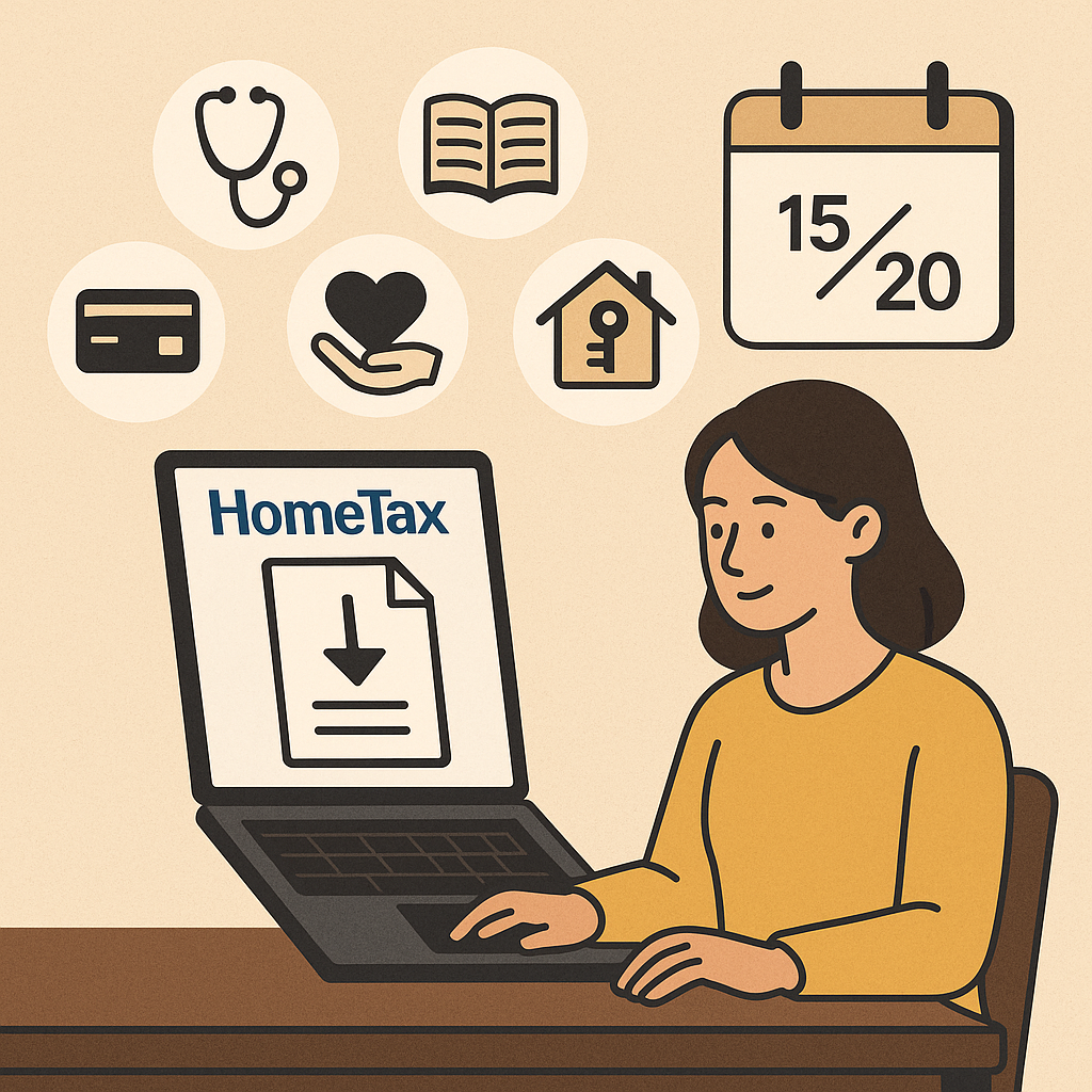 2025 연말정산·사업자까지 통하는 ‘영수증 자동수집’ 완벽 가이드: 홈택스 간소화, 현금영수증, 전자영수증, 카드데이터 연동