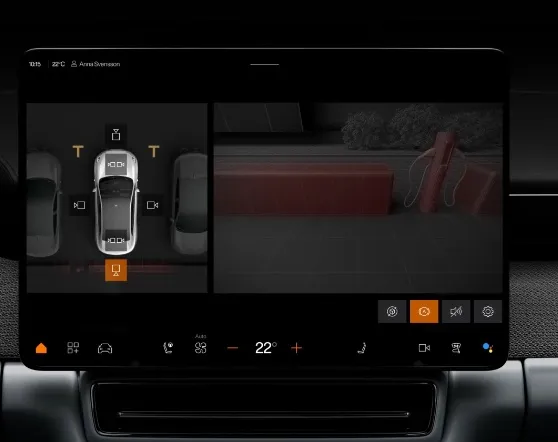 폴스타4 주차 시 영상