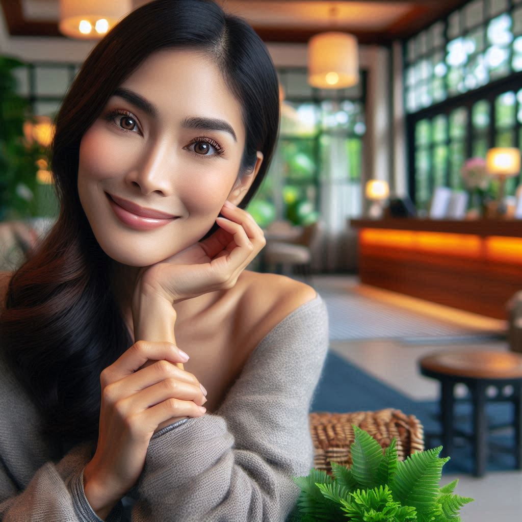 피부,체형관리 샵 배경