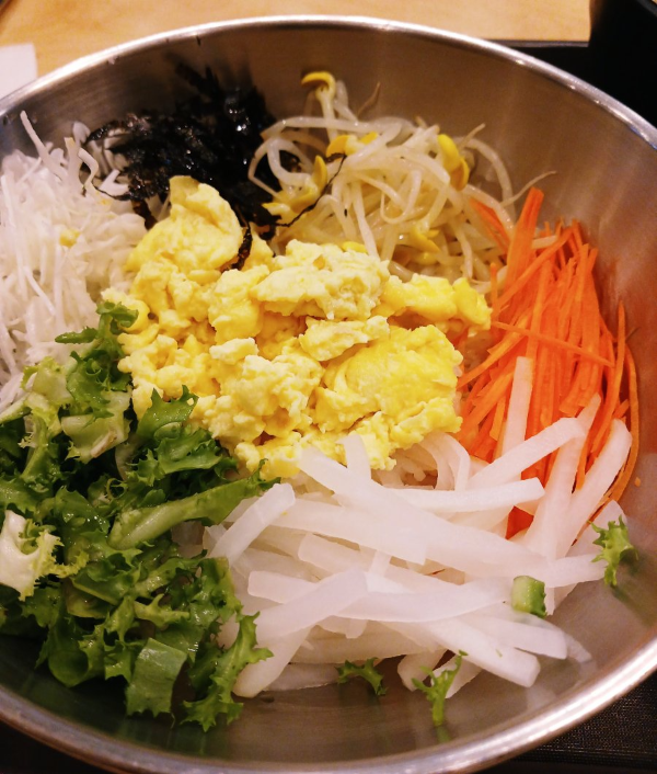 용우동 비빔밥