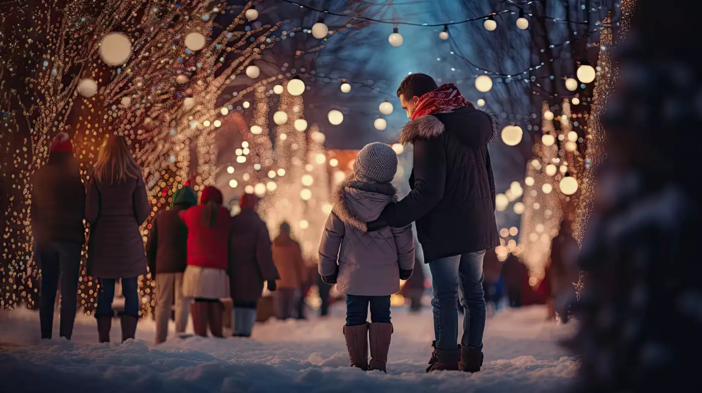 크리스마스 거리 사진